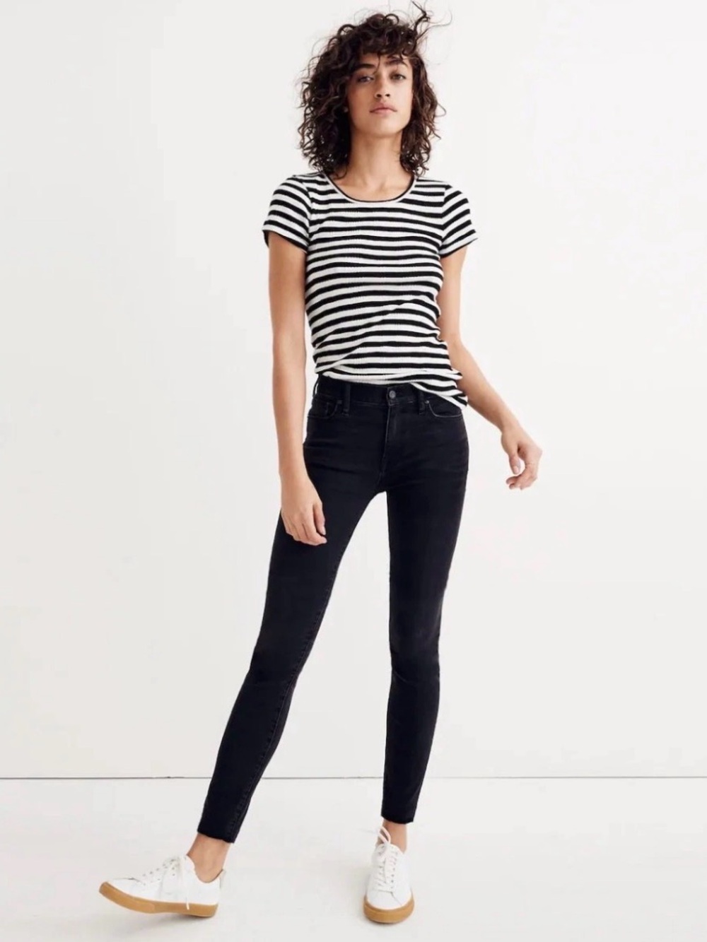 Madewell 9” High Riser Skinny Skinny Jeans Black Women’s Size 30 Stretch Denim